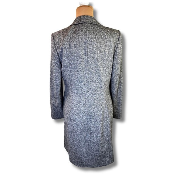 Loft Coat Wool Silk Blend Gray Women’s Size 8 Career Outerwear - Picture 4 of 13